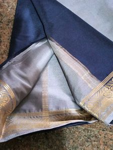 Elegant Grey Saree