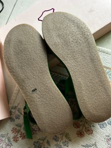 Gorgeous Green Flatform Heels