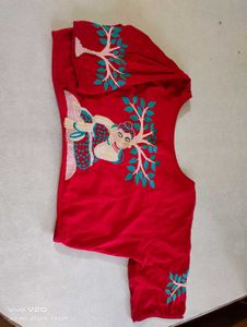 [Combo]Vintage Embroidered Blouses - Set of 2