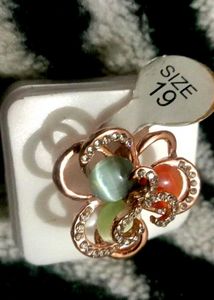 Rose Gold Flower Ring