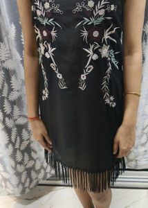 black see through dress