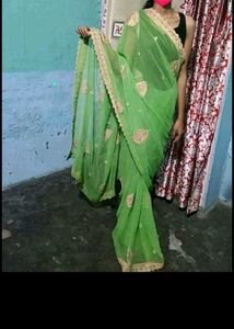 Wedding Wear Saree With Blouse Available