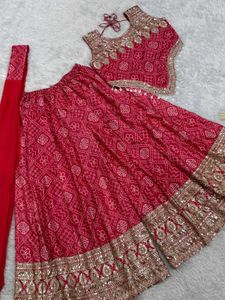 Beautiful Short Top Palazzo with Dupatta