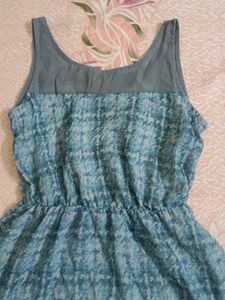 Cute Blue Mini Dress