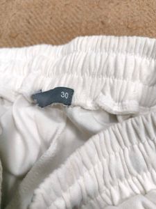 Stylish White Track Pants