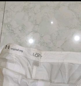 White Capri Pants
