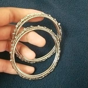 New Silver Colour beutiful Bangles