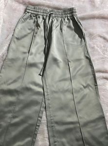 Zara Satin High Rise Trouser