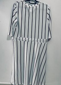Striped Midi Dress