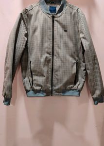 Checkered Bomber Jacket