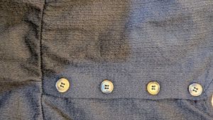 Cute Black Button-Front Romper