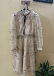 Elegant Lace Layered Mini Dress