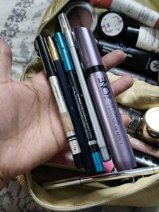 Makeup Bag with Assorted Cosmetics