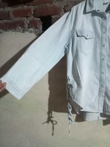 it&#39;s girls oversized denim shirt