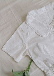 Korean Lace Collar Shirt