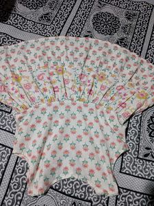 Floral Print Tiered Mini Dress