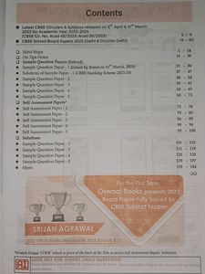 Oswaal Mathematics Sample Paper Class 10th  2023