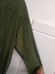 Harve Bernard Green Button-Up Shirt