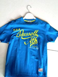 Russell Athletic Blue Graphic Unused Fresh Piece