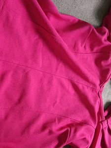 Puff sleeve Pink Top