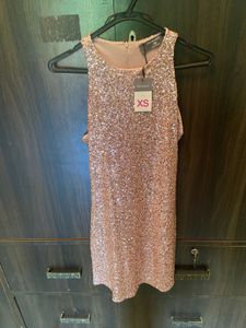 Pink Sequins Dress