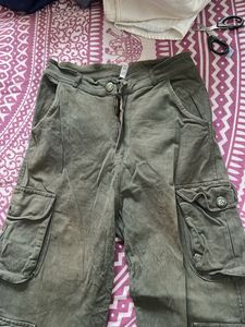 womens cargo green