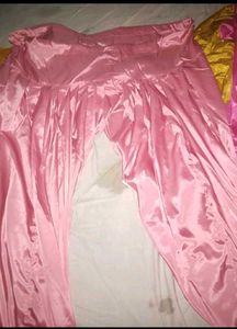 Pink Satin Salwar
