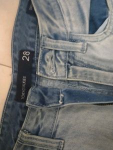 Patchwork Wide-leg Jeans