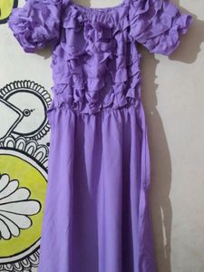 Lavender Color Frock💜
