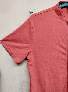Campus Sutra Men Pink Cotton Shirt.