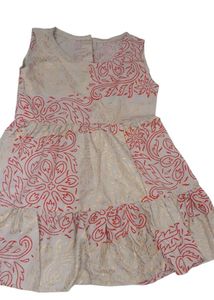 Beautiful Baby Girl Frock Block Printed