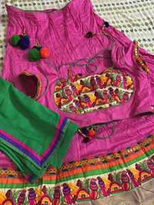 Pink Ghaghra Choli