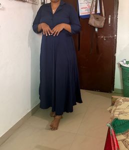 Navy Blue Maxi Dress