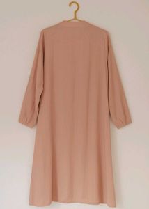 Vintage Peach Kurti With Crochet Detailing