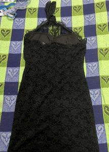 Elegant Black Lace Dress