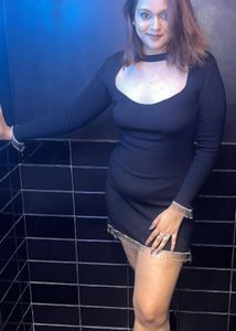 Chic Black Cutout Mini Dress