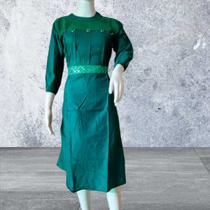 One Piece Pure Cotton With Belt
