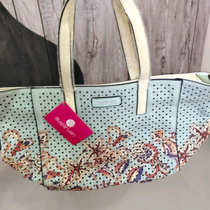 Ice blue handbag