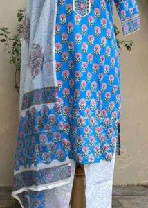 Floral Print Kurta Set