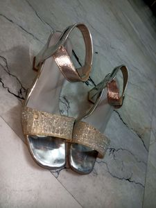 Silver Shimmer Heels