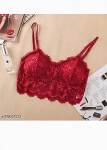 Red Lace Bralette
