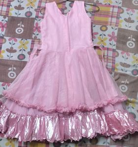 Girls Frock Rose Gold Pink Colour #under500