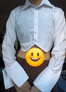 Full Sleeve Crop Shirt