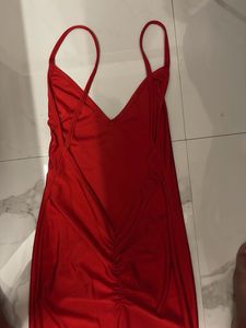 Red Slip Dress