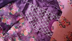 Elegant Purple Kurta Set