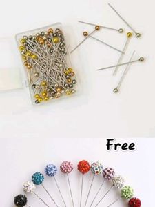 100 Multi Colour Metallic Hijab Pin + 1 Ball FREEE