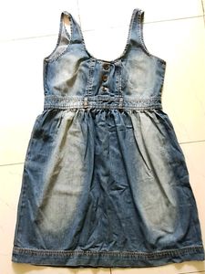 Jeans Branded Short Dress