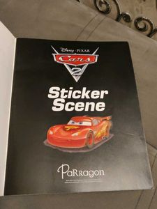 Disney Pixar Cars 2 Sticker Scene