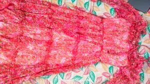 Floral Print Tiered Maxi Dress
