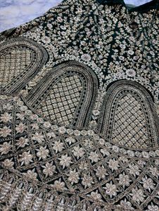 very heavy bridal lehenga